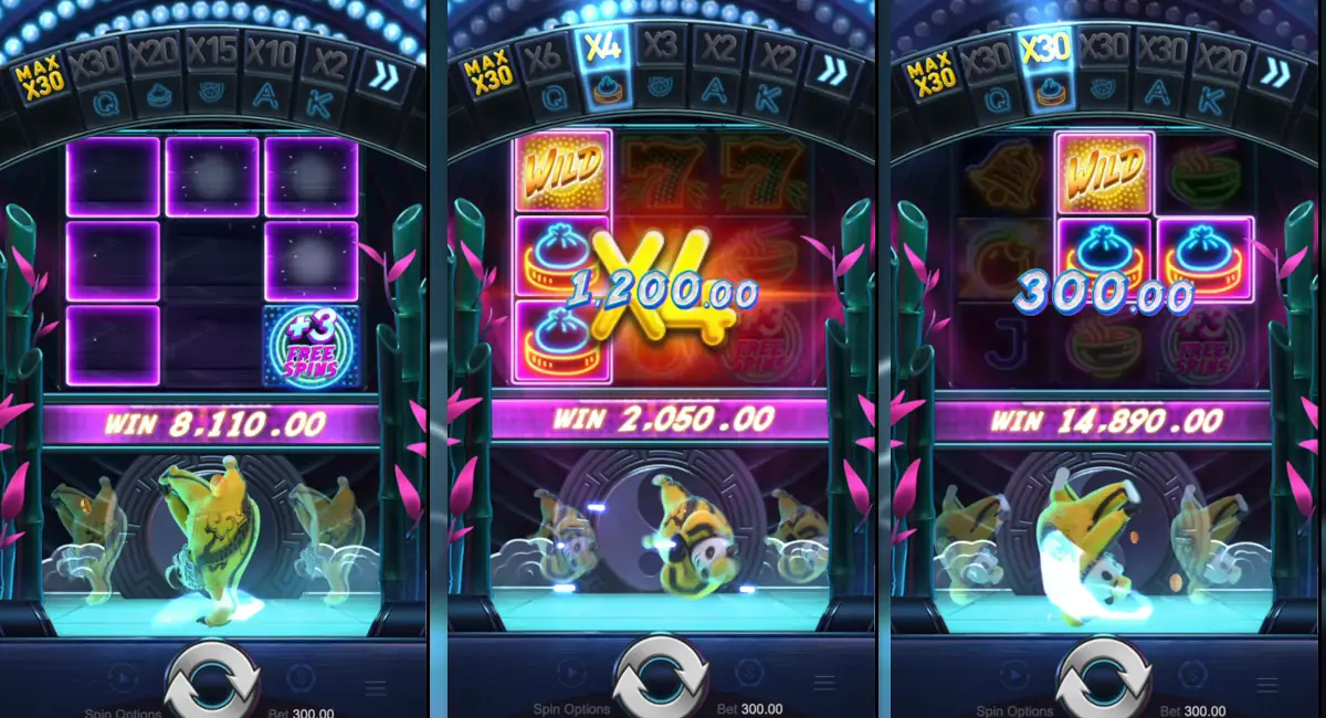 Hip Hop Panda multiplicadores no topo