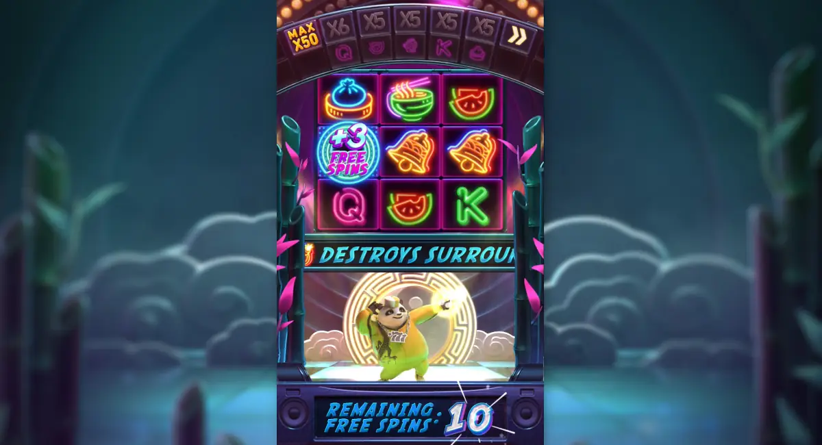 Hip Hop Panda recursos de bônus